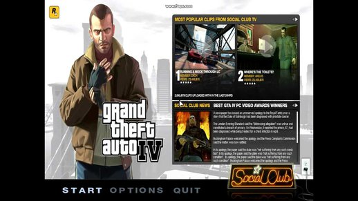 GTA SA IV Menu Mod