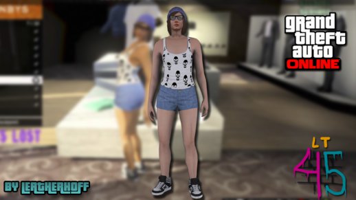 Female Skin #3 from GTA V Online