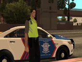 Indonesian Traffic Police Skin + Traffic Vest