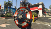 Captain America Modern Soldier + Shield [Add-on Ped]