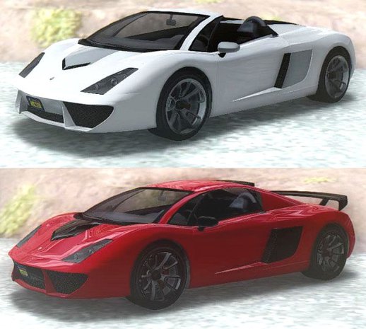 GTA V Pegassi Vacca 9F Roadster/Coupè