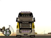 Scania R620 & Harimau Airlines Trailer (Fake-Real Livery)