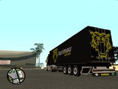 Scania R620 & Harimau Airlines Trailer (Fake-Real Livery)