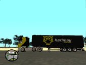 Scania R620 & Harimau Airlines Trailer (Fake-Real Livery)