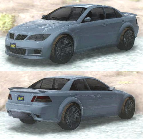 GTA V Ubermacth Sentinel Sedan