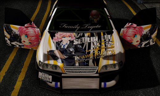 Toyota Chaser Seulbi Lee Itasha Drift