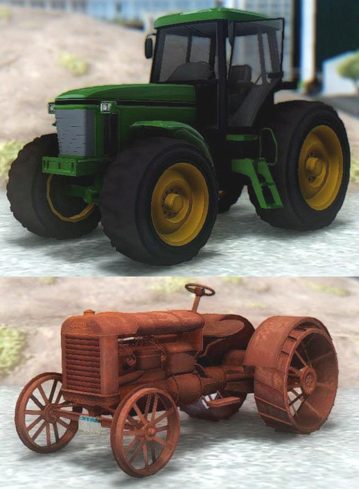 GTA V Stanley Fieldmaster & Tractor Worn