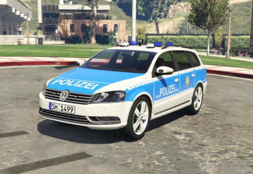 German Police Skin for AchillesDK's Passat (Semi-Realistic) 