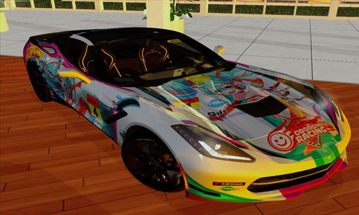 2014 Chevrolet Corvette Z51 C7 - GOODSMILE Racing & TeamUKYO Hatsune Miku