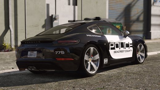 Porsche 718 Cayman S | Hot Pursuit Police [Add-On / Replace]