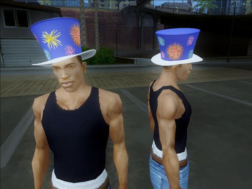 New Year Hat For Cj From The Sims 3