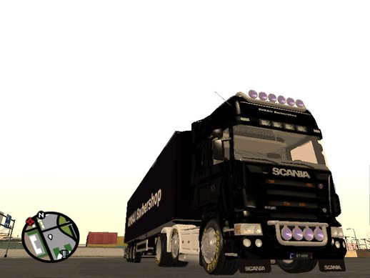 Scania R620 with RIMAU Barbershop Trailer