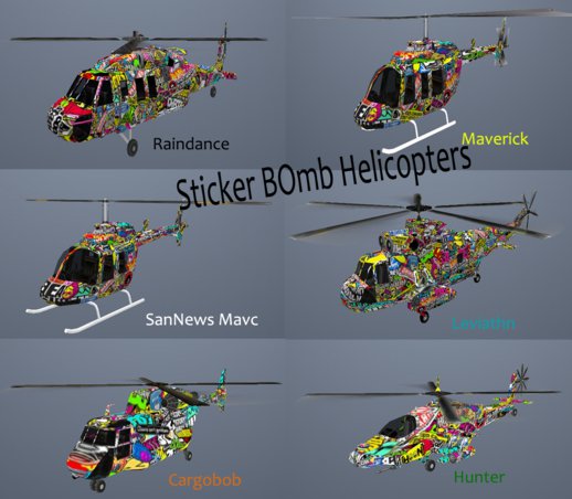 Sticker Bomb Helis