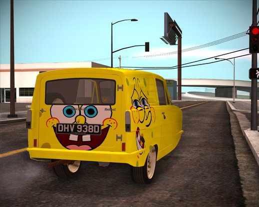 Reliant Robin Supervan III - Spongebob version