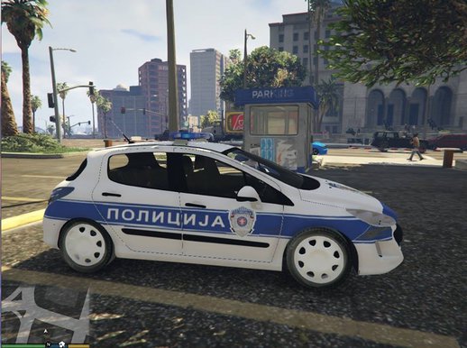 Peugeot 308 Serbian Police Car 