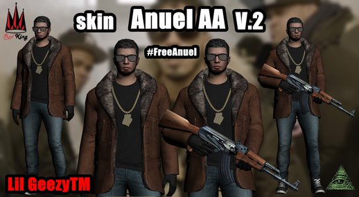 Skin Anuel AA V2 By Lil Geezy TM