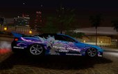 Nissan Silvia S15 With Cirno Touho Project Itasha [Glow In Dark]