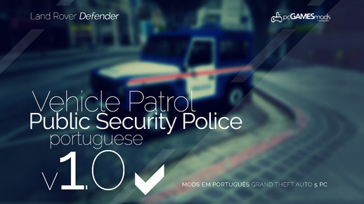 Portuguese Public Security Police - Patrol - LR Defender [ Replace]