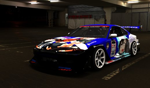 Nissan Silvia S15 Uras D1GP With Mika Girl und Panzer Itasha