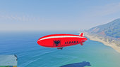 Blimp Eagle Albania Flag 