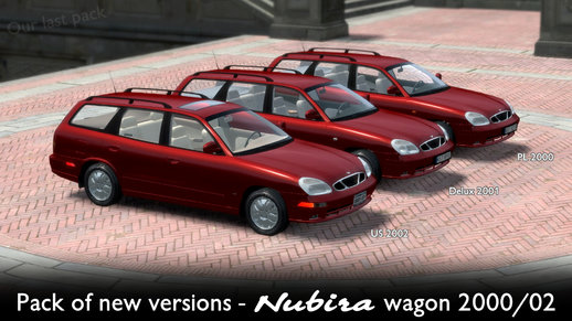 Pack Of New Versions - Daewoo Nubira II Wagon