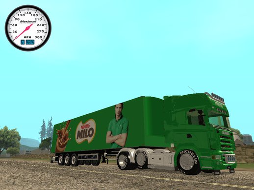 Scania R620 & Nestle Milo Trailer