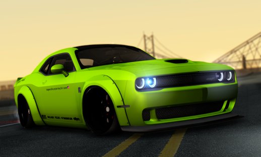 Dodge Challenger Hellcat Liberty Walk LB Performance