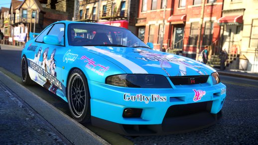 Tsushima Yoshiko Itasha Skyline R33