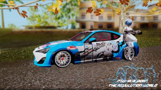 Toyota GT86 Stance 2015 Itasha Rem of Re:Zero Kara Hajimeru Isekai Seikatsu 