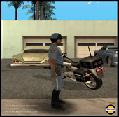 SAPD Blue Biker