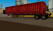 Red Trailer Container HD