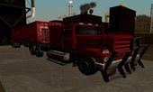 Red Trailer Container HD