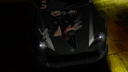 Toyota 8PraLift Hachiライト NieR automata 2B itasha