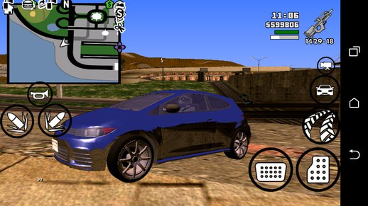 GTA V Dinka Blista v2 dff only for Android