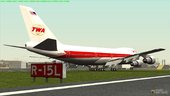 TWA Boeing 747 livery pack