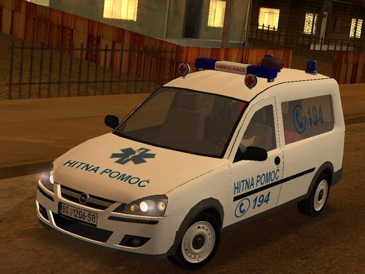 Opel Combo Ambulance