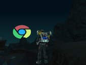 Google Chrome Moon Mod