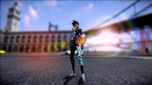 TRON Tracer Overwatch reskinned