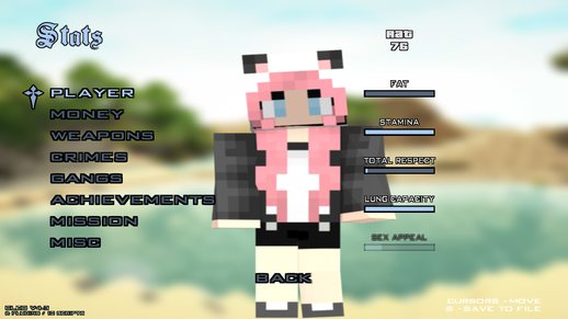 Minecraft Menu Girls ESC