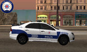 Ford Fusion 2011-Turkish police car