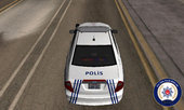 Ford Fusion 2011-Turkish police car