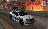 Ford Fusion 2011-Turkish police car