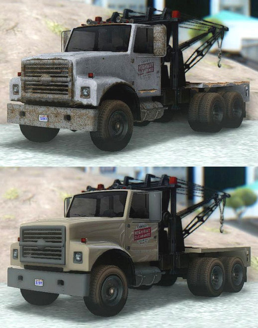 GTA V Vapid Towtruck Large Worn & Cleaner