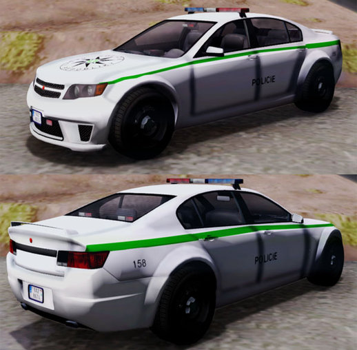 GTA V Cheval Fugitive Police Czech old Style