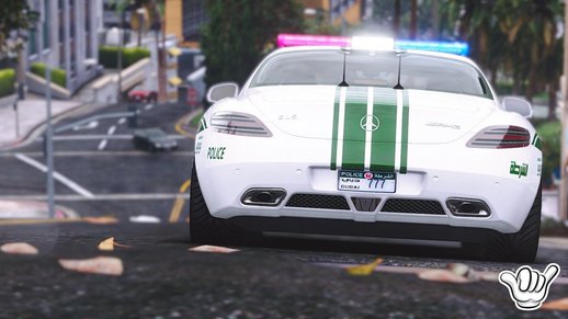 Mercedes-Benz SLS AMG Dubai Police [Add-On / Replace]