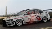 Mitsubishi Lancer Evolution X With Kantai Collection Itasha