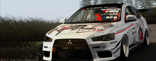 Mitsubishi Lancer Evolution X With Kantai Collection Itasha