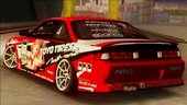 Nissan Silvia S14 Drift With LoveLive Nishikino Maki Itasha 