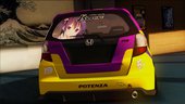 Honda Fit J's Racing W Rize Tedeza Itasha