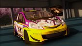 Honda Fit J's Racing W Rize Tedeza Itasha